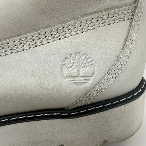 Timberland Boots Women's 8.5 Sensorflex White Ankle Boot Preppy Winter Style - Picture 10 of 13